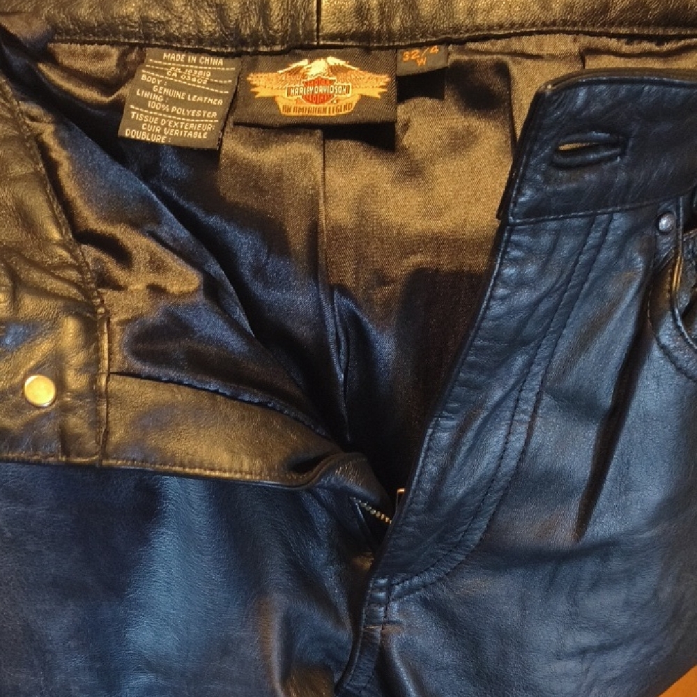 Harley-Davidson Women's Black Leather Pants